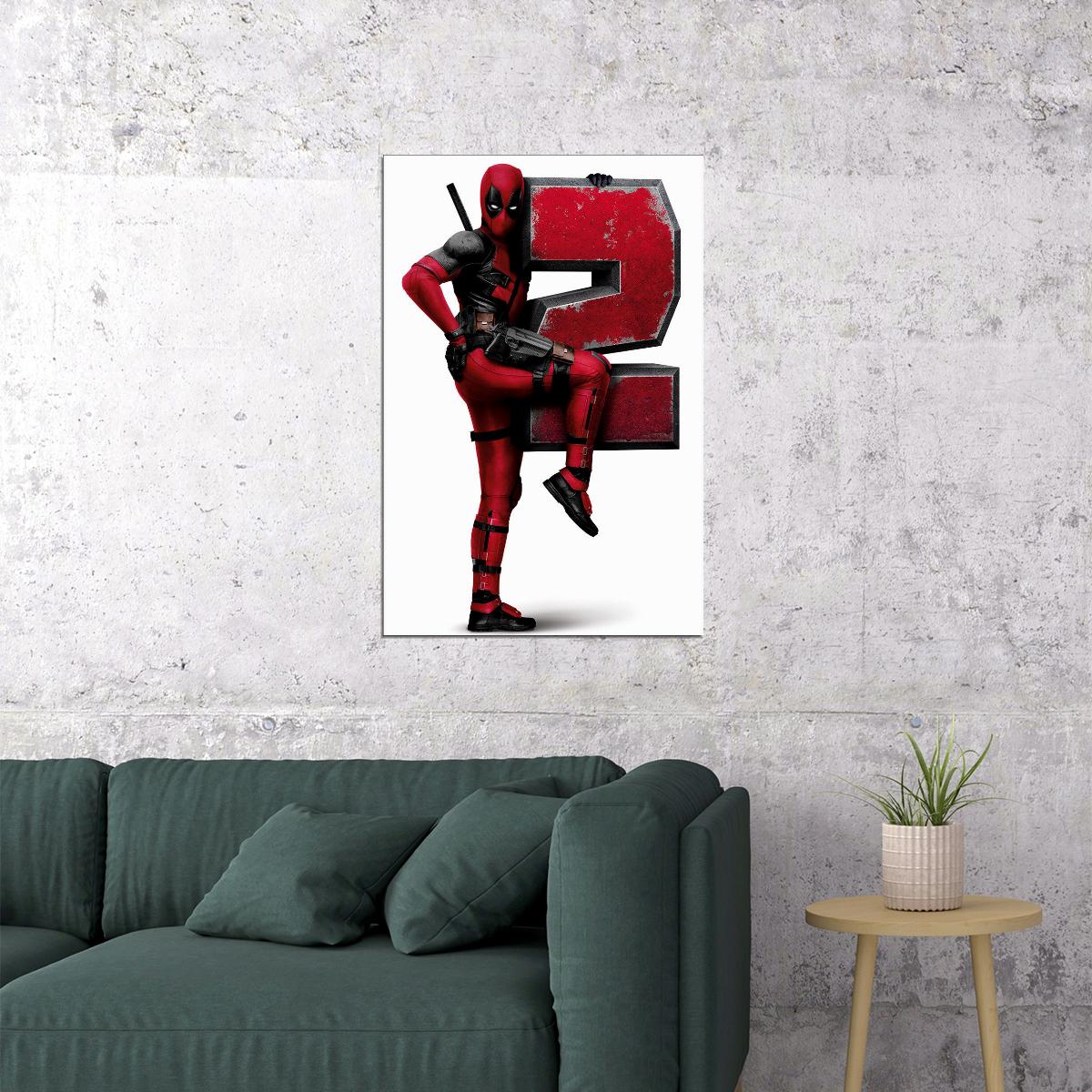 Deadpool 2 Movie Action Adventure Comedy Poster Wall Art Print Home Wall Decor