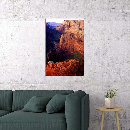 In Zion National Park Landscape Poster Wall Art Print Home Wall Decor - xonomax