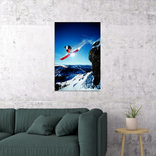 Squaw Valley Extrem Sport Poster Wall Art Print Home Wall Decor - xonomax