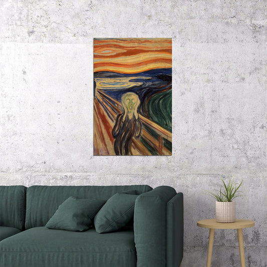 The Scream Edvard Munch Oil Poster Wall Art Print Home Wall Decor - xonomax