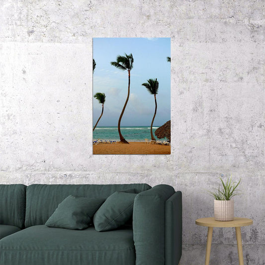 Coconut Palms On Kalapana Beach Trees Poster Wall Art Print Home Wall Decor - xonomax
