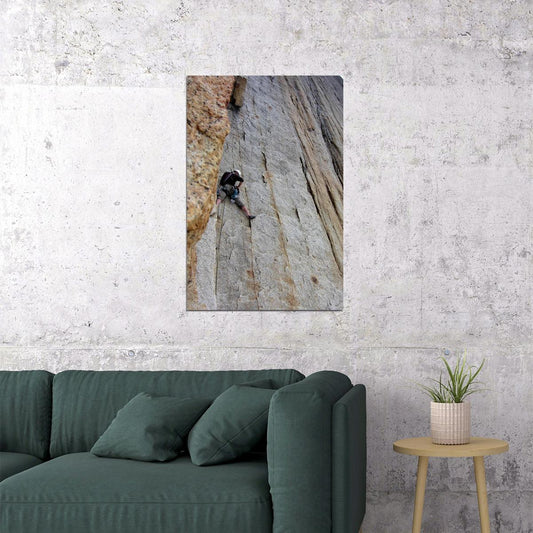 Climbing Rock Face In Custer State Park Landscape Poster Wall Art Print Home Wall Decor - xonomax