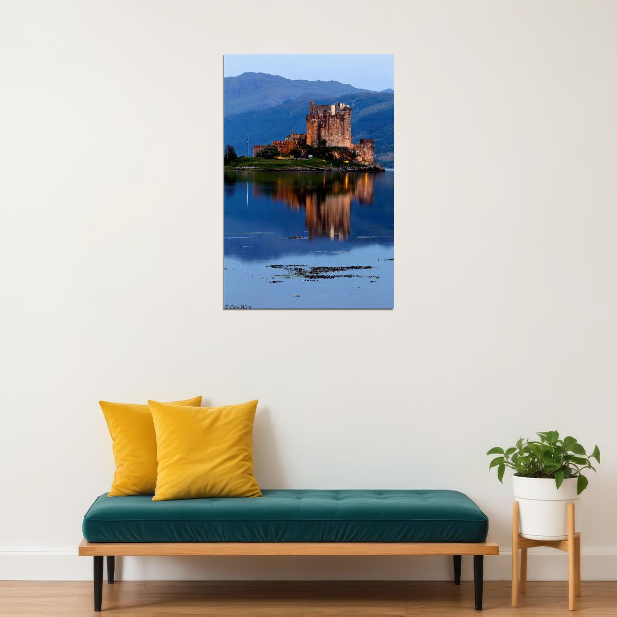 Castle Of Eilean Donan Dornie Kyle Of Lochalsh Poster Wall Art Print Home Wall Decor - xonomax