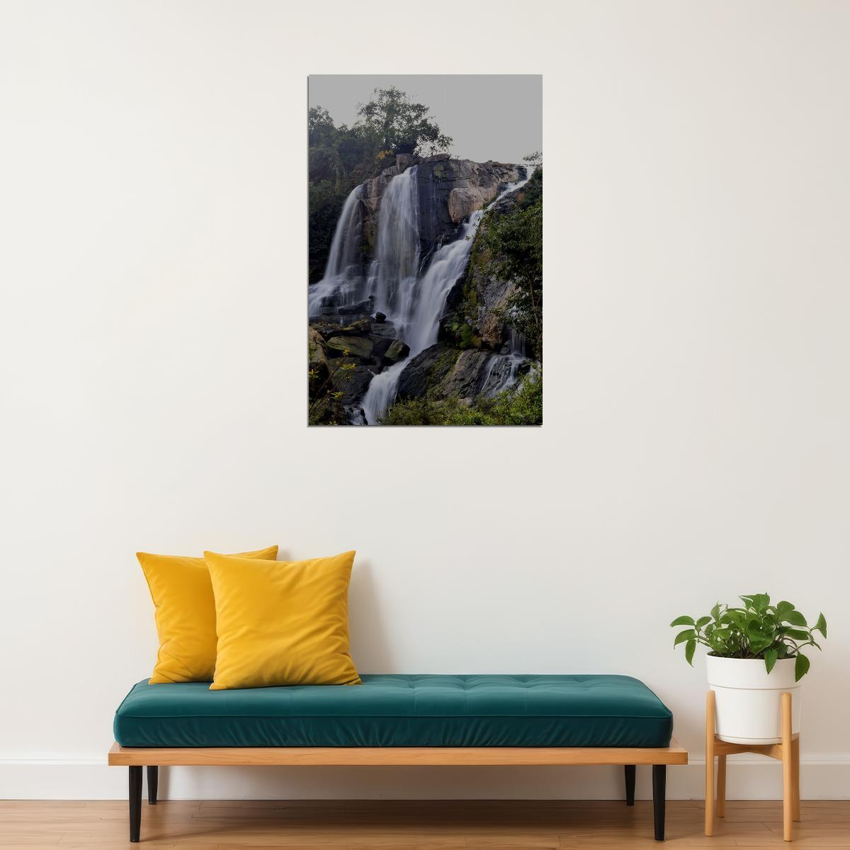 Tisisat Falls Ethiopia Nature Landscape Poster Wall Art Print Home Wall Decor