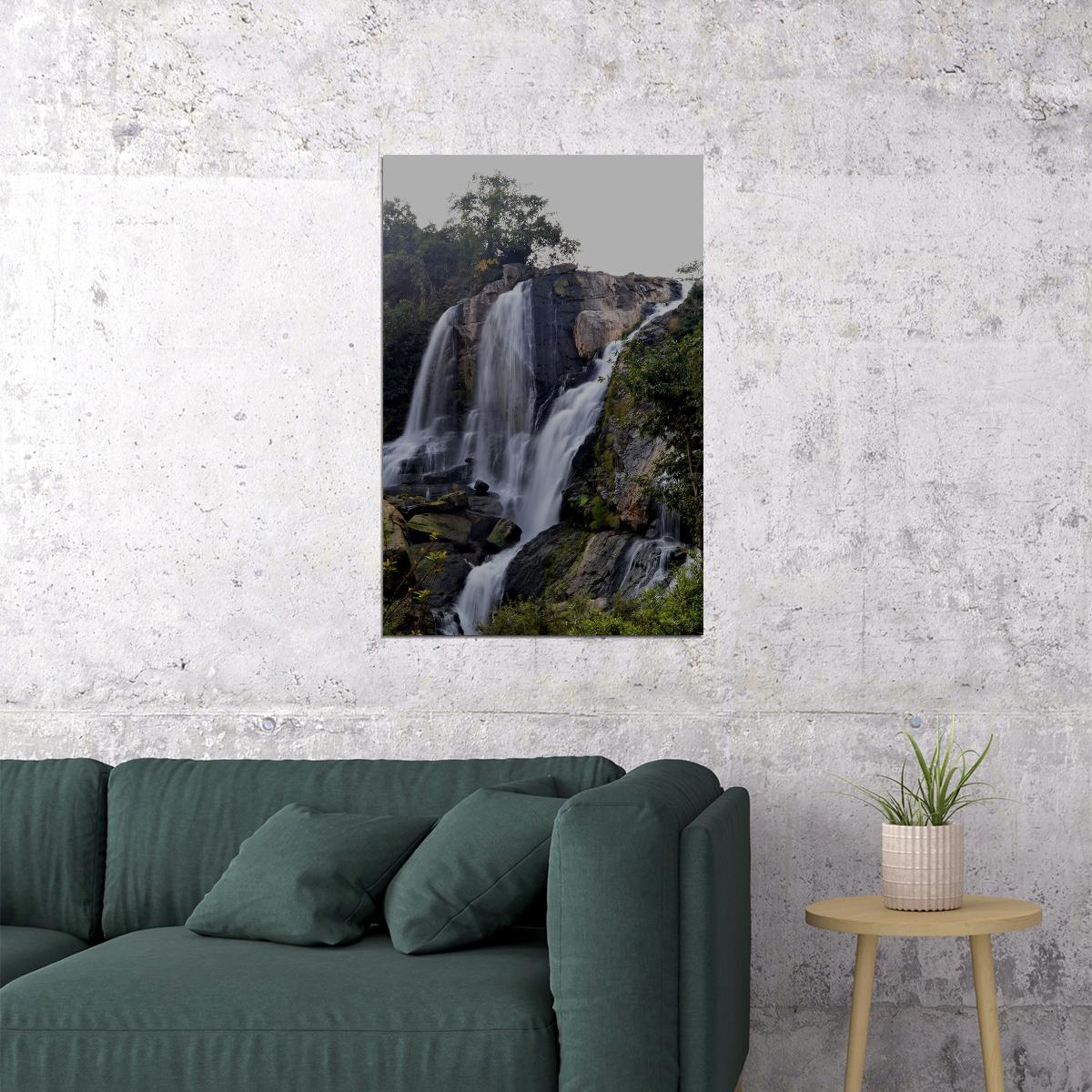 Tisisat Falls Ethiopia Nature Landscape Poster Wall Art Print Home Wall Decor