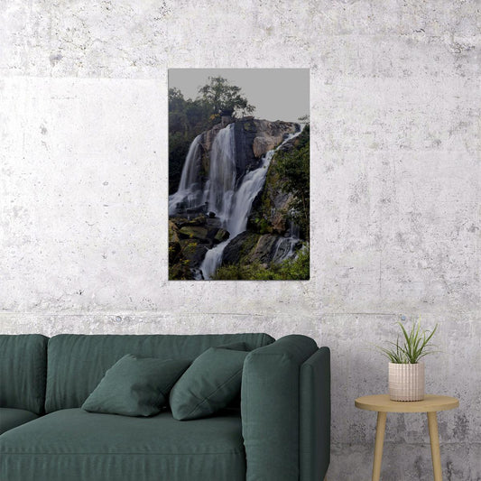 Tisisat Falls Ethiopia Nature Landscape Poster Wall Art Print Home Wall Decor - xonomax
