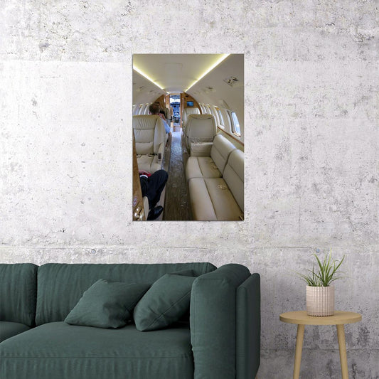 Hawker 1000 Corporate Jet In Flight Businnes Poster Wall Art Print Home Wall Decor - xonomax