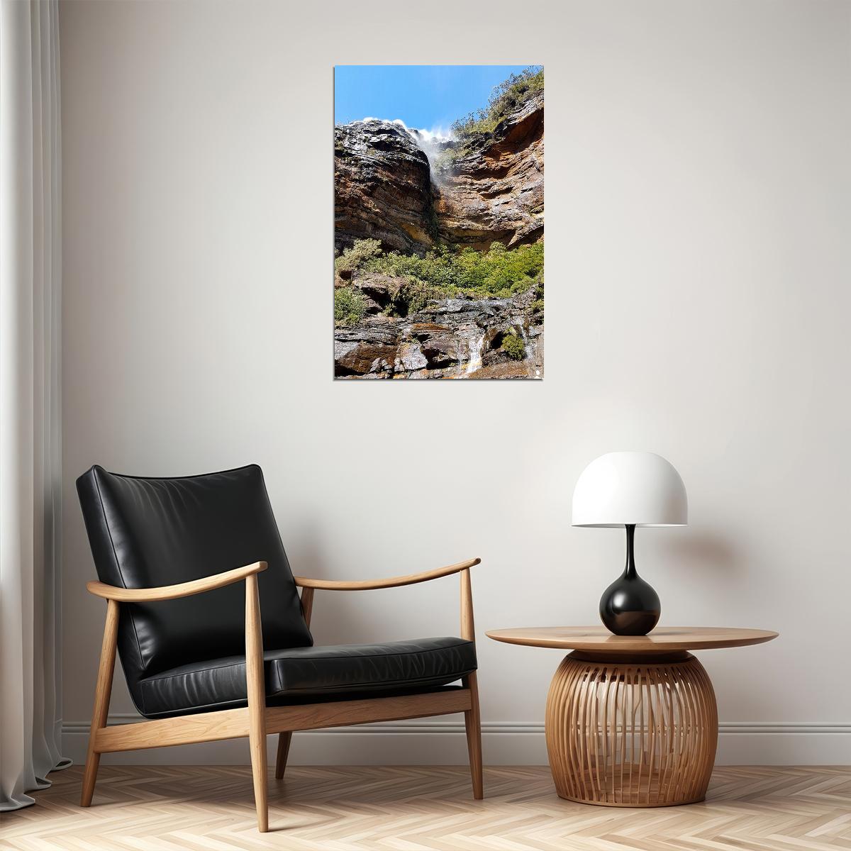 Sandstone Falls Landscape Natural Events Poster Wall Art Print Home Wall Decor - xonomax