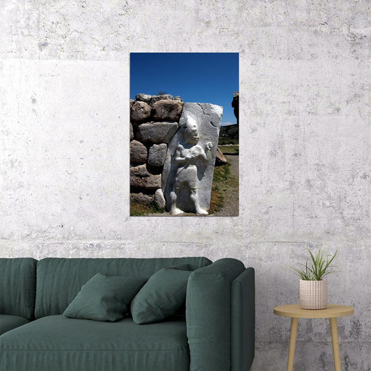 Ruins Of The City Of Hattusa In Bogazkoy History Poster Wall Art Print Home Wall Decor - xonomax