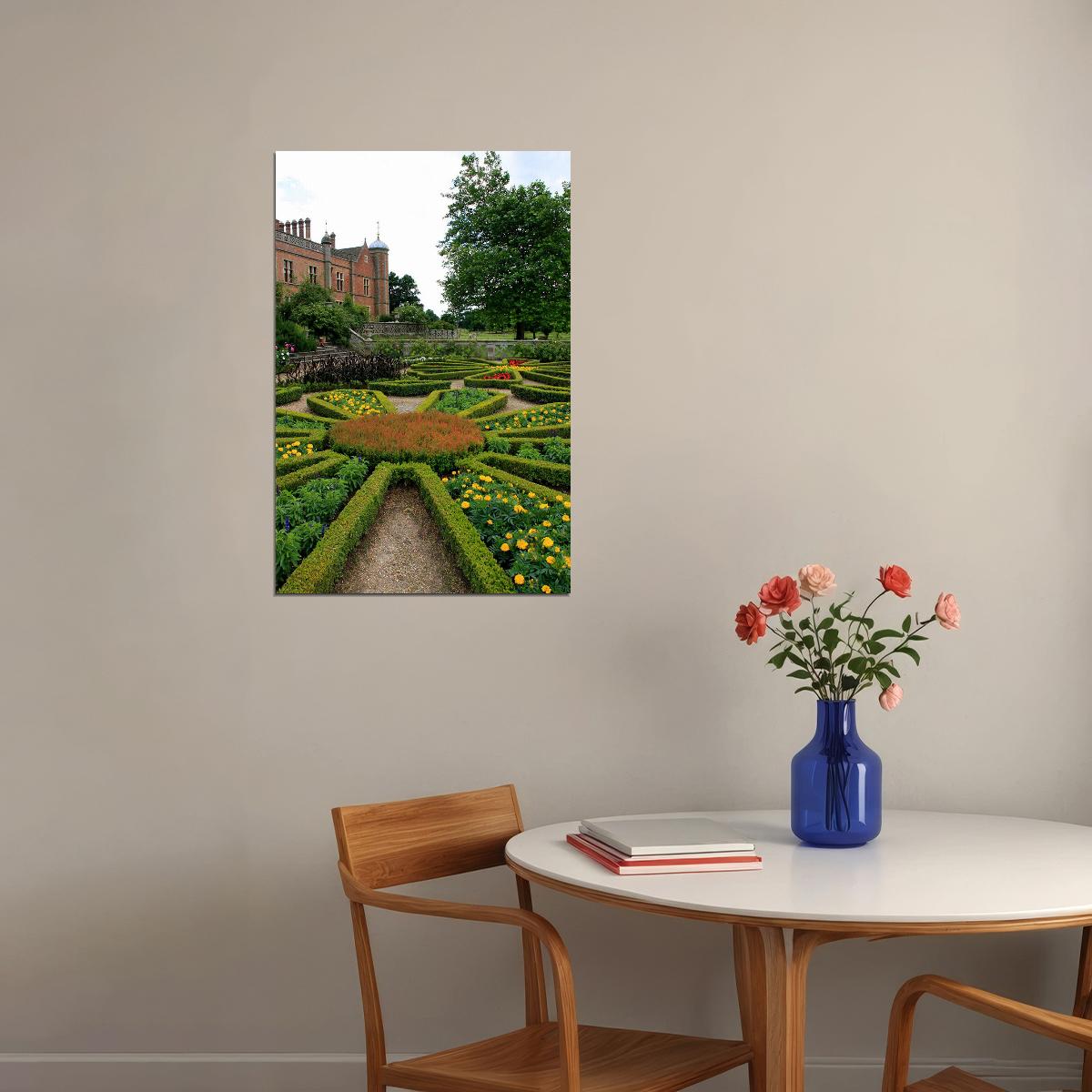 Parterre At Cliveden Manor Buckinghamshire Poster Wall Art Print Home Wall Decor - xonomax