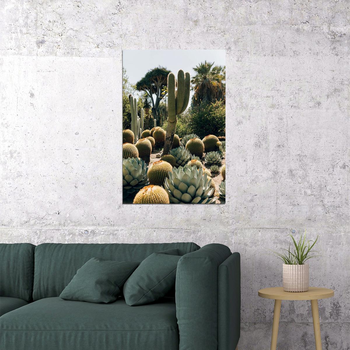 Desert Plant Community Hot Nature Picture Poster Wall Art Print Home Wall Decor - xonomax