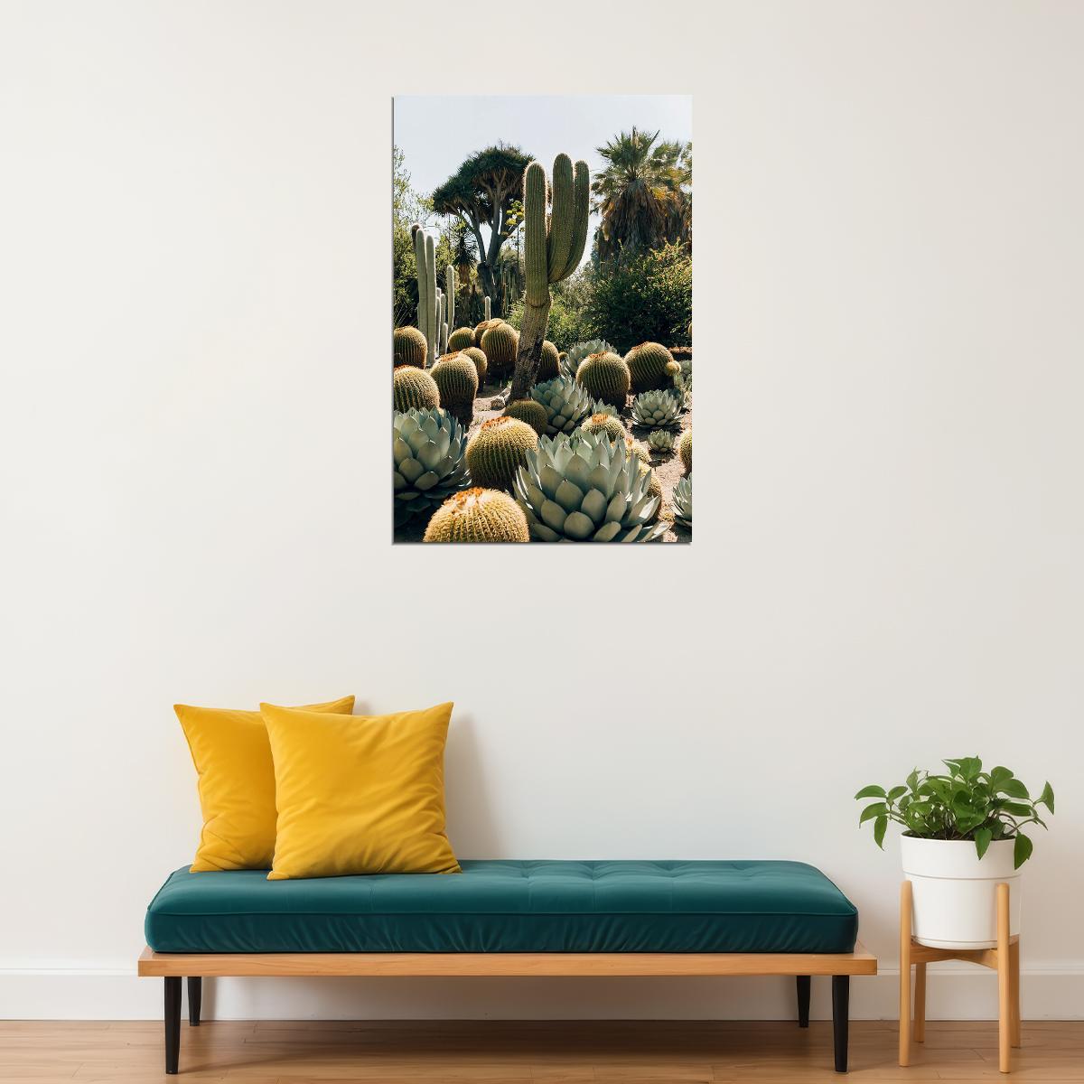 Desert Plant Community Hot Nature Picture Poster Wall Art Print Home Wall Decor - xonomax