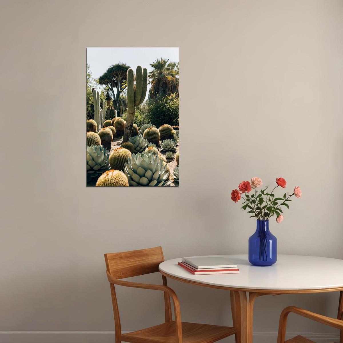 Desert Plant Community Hot Nature Picture Poster Wall Art Print Home Wall Decor - xonomax