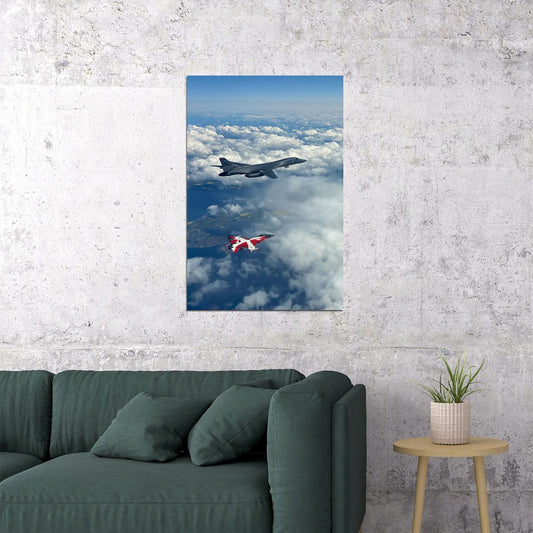 B-1b Lancer Of The 28th Bomb Wing Picture Poster Wall Art Print Home Wall Decor - xonomax