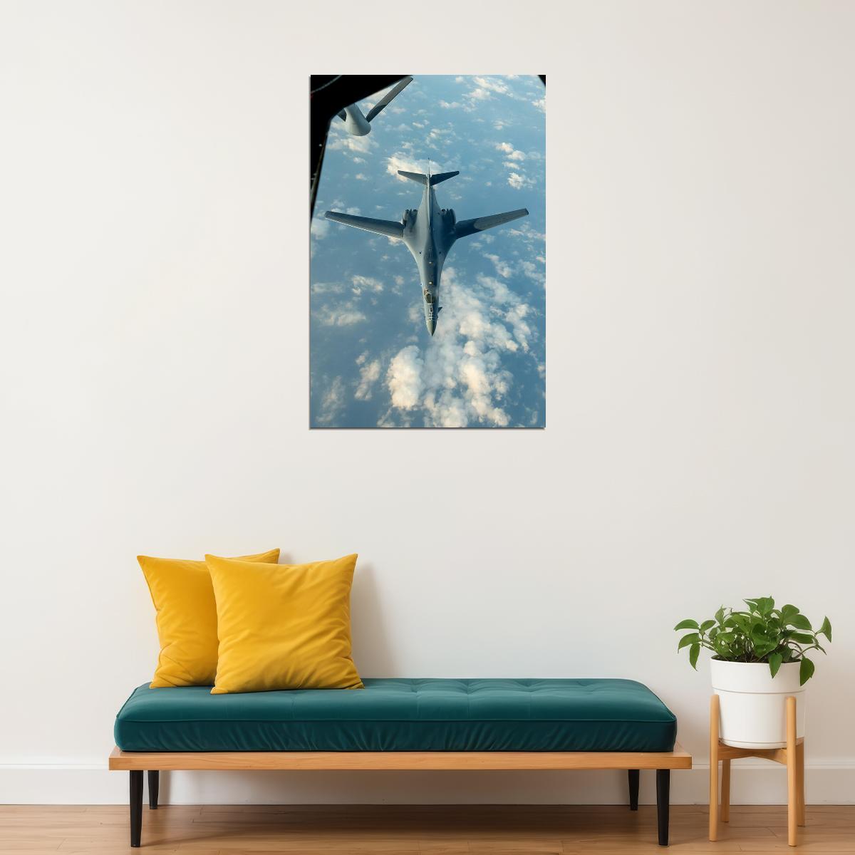 B-1b Lancer Of The 28th Bomb Wing Poster Wall Art Print Home Wall Decor - xonomax