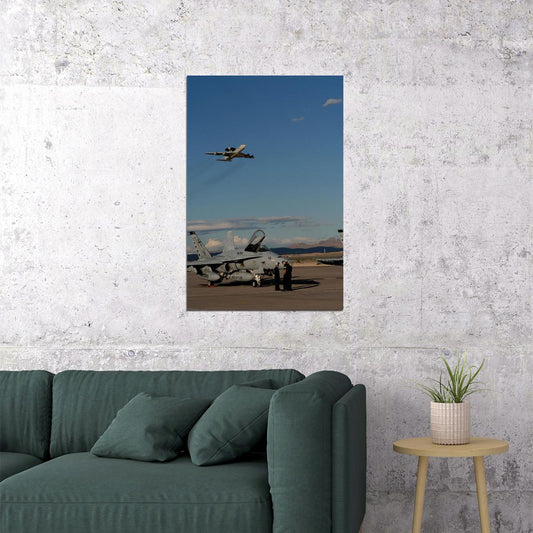 Nellis Air Force Base In Nevada Photo Poster Wall Art Print Home Wall Decor - xonomax