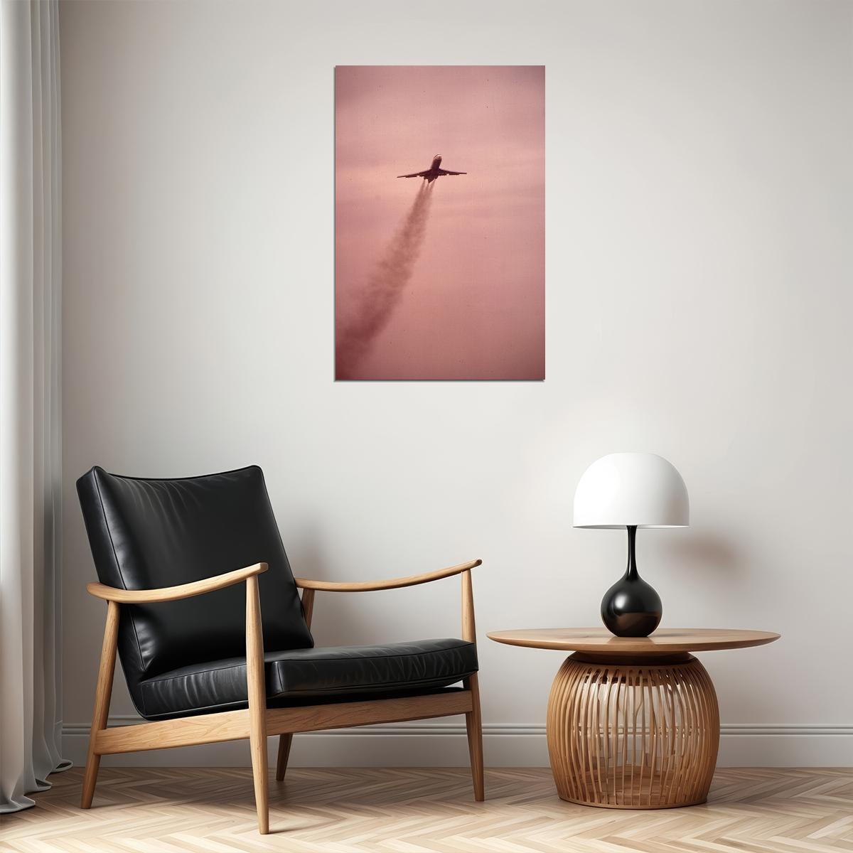 Boeing 727 Taking Off Warplane Photo Poster Wall Art Print Home Wall Decor - xonomax