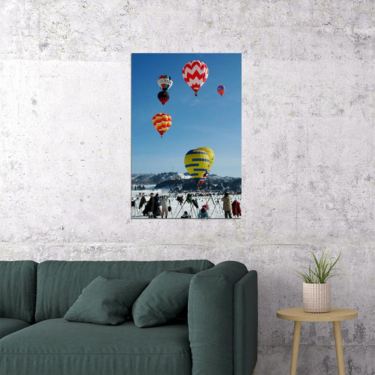Snowmass Balloon Festival Excitement Event Poster Wall Art Print Home Wall Decor - xonomax