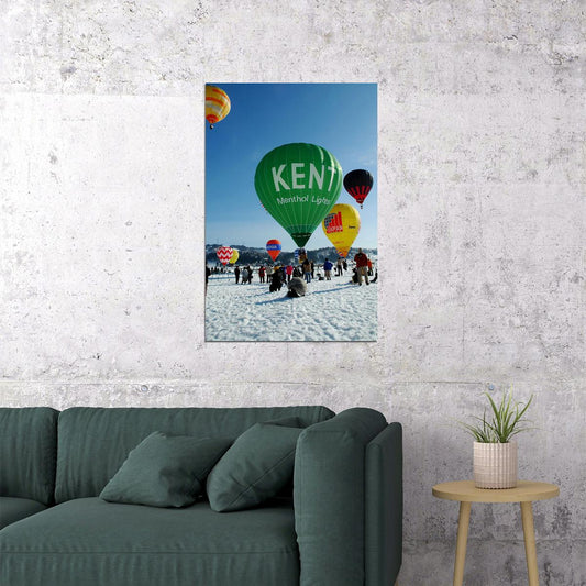 Snowmass Balloon Festival Event Aircraft Poster Wall Art Print Home Wall Decor - xonomax