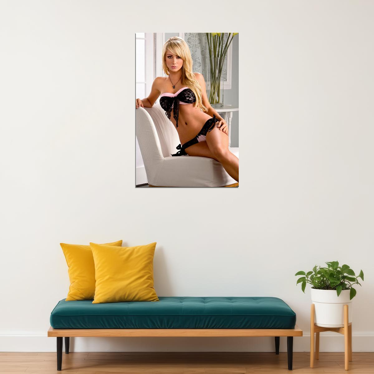 Sara Jean Underwood Movie Attractive Girl Poster Wall Art Print Home Wall Decor - xonomax