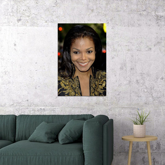 Janet Jackson Singer Model Attractive Artist Poster Wall Art Print Home Wall Decor - xonomax