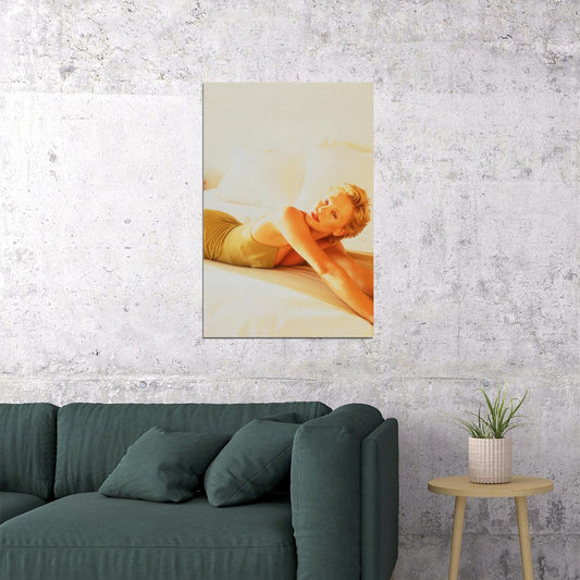 Artist Charlize Theron Lying On A Couch Poster Wall Art Print Home Wall Decor - xonomax