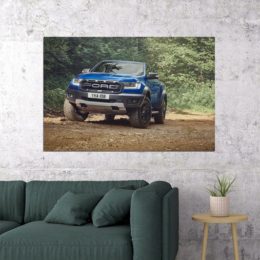 Ford Ranger Raptor Suv Off Road Luxury Car Poster Wall Art Print Home Wall Decor - xonomax