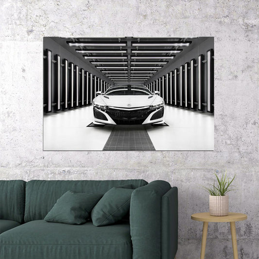 Acura Nsx Sports Car Luxury Car Automotive Poster Wall Art Print Home Wall Decor - xonomax