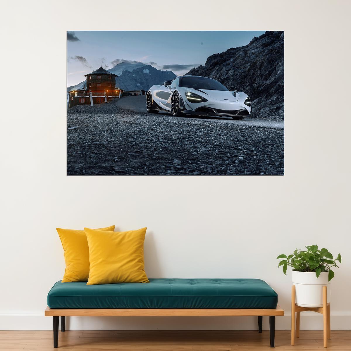 Novitec Mclaren 720s Sports Car Luxury Car Poster Wall Art Print Home Wall Decor - xonomax