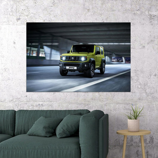 Suzuki Jimny Allgrip Suv Luxury Car Sports Car Poster Wall Art Print Home Wall Decor - xonomax