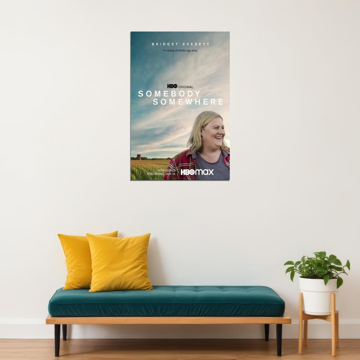 Somebody Somewhere Movie Comedy Drama Poster Wall Art Print Home Wall Decor