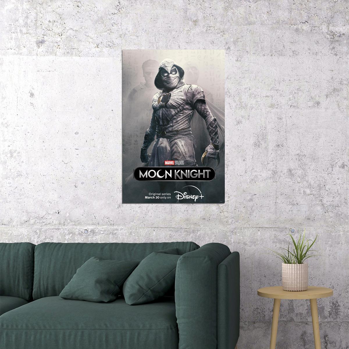 Moon Knight Movie Action Adventure Drama Poster Wall Art Print Home Wall Decor