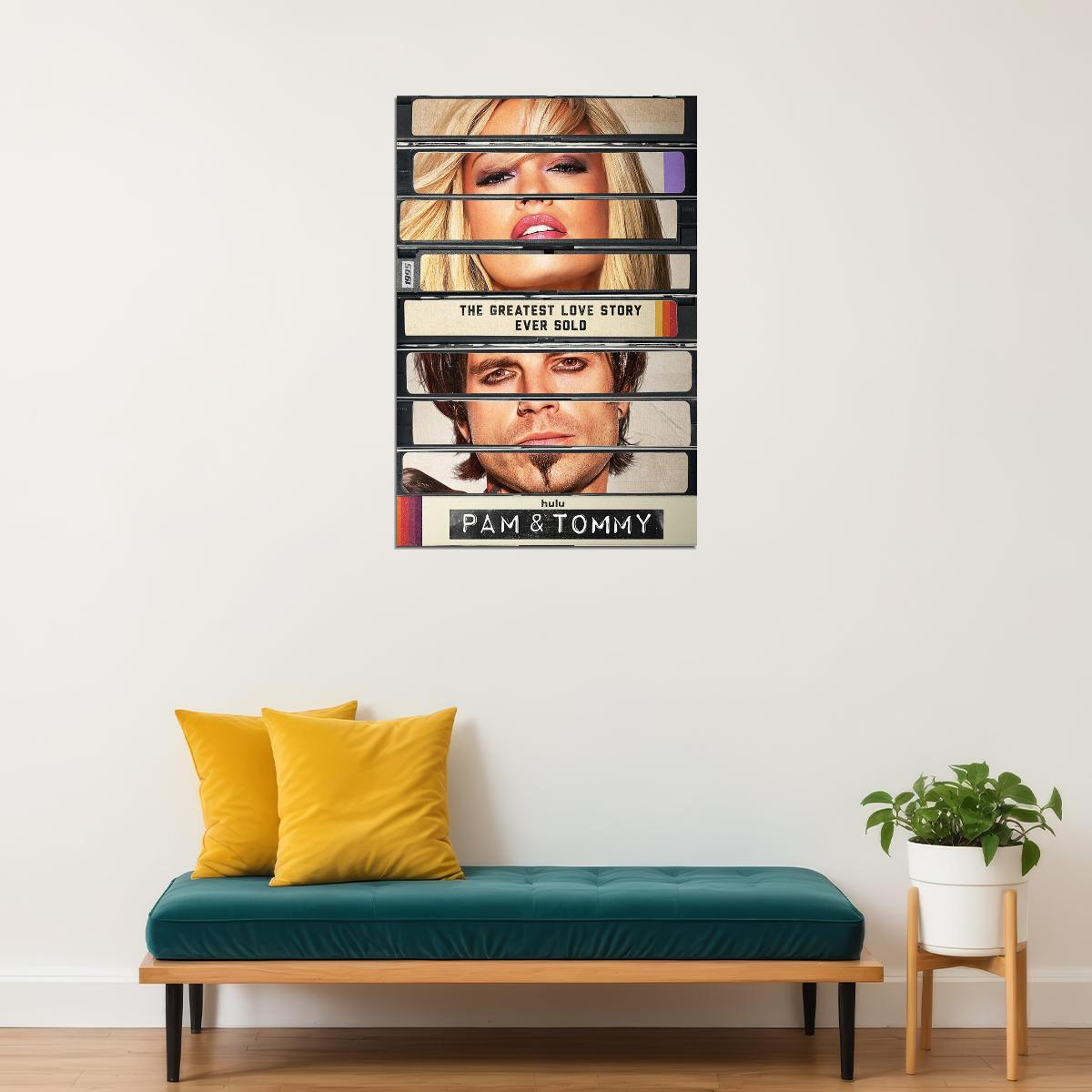 Pam And Tommy Movie Biography Drama Romance Poster Wall Art Print Home Wall Decor