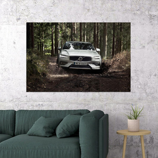 Volvo V60 T5 Cross Country Sports Car Luxury Poster Wall Art Print Home Wall Decor - xonomax