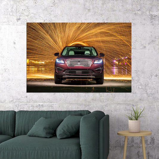 Lincoln Mkc Black Label Sports Car Luxury Car Poster Wall Art Print Home Wall Decor - xonomax