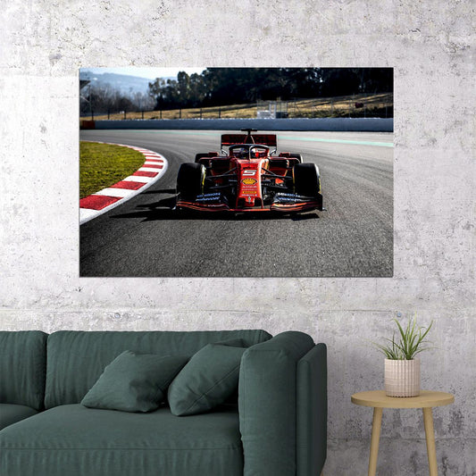 Ferrari Sf90 Formula 1 Sports Car Racing Car Poster Wall Art Print Home Wall Decor - xonomax