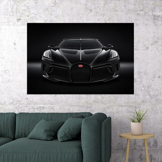 Bugatti La Voiture Noire Luxury Car Desing Car Poster Wall Art Print Home Wall Decor - xonomax