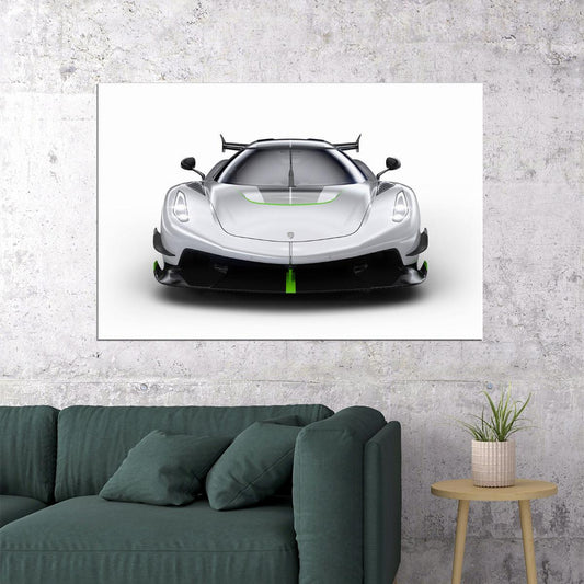 Koenigsegg Jesko Sports Car Luxury Car Poster Wall Art Print Home Wall Decor - xonomax