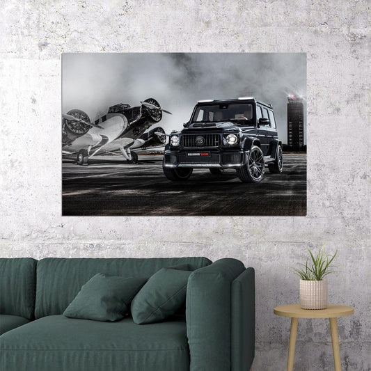 Brabus 800 Widestar Mercedes Amg G63 Sports Car Poster Wall Art Print Home Wall Decor - xonomax