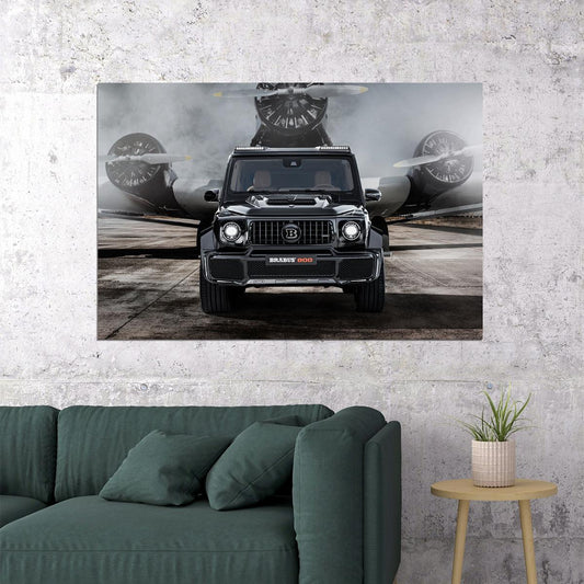 Brabus 800 Widestar Mercedes Amg G63 Sports Car Poster Wall Art Print Home Wall Decor - xonomax