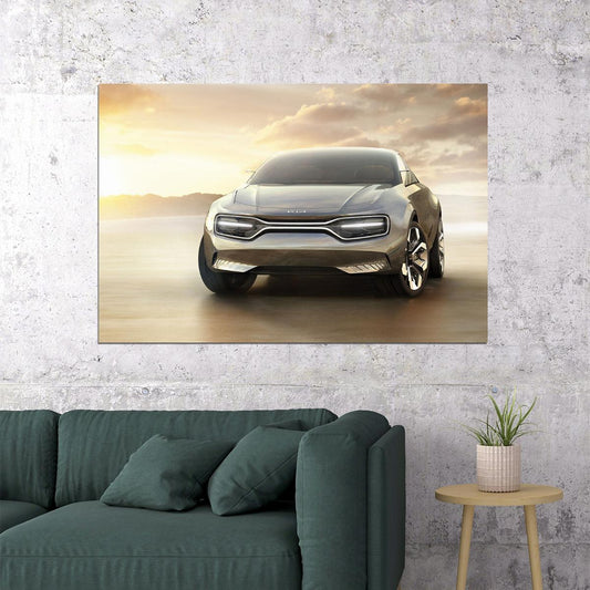 Imagine By Kia Concept Electric Car Sports Car Poster Wall Art Print Home Wall Decor - xonomax