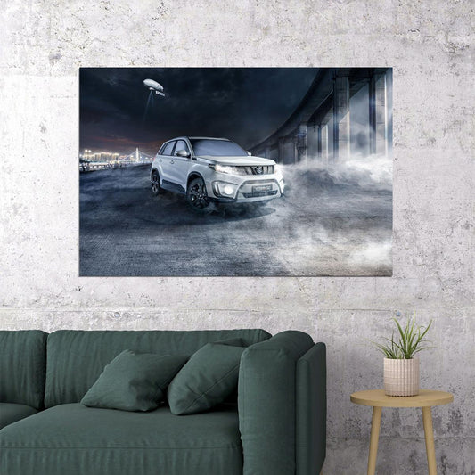 Suzuki Vitara 30 Suv Luxury Car Desing Car Poster Wall Art Print Home Wall Decor - xonomax