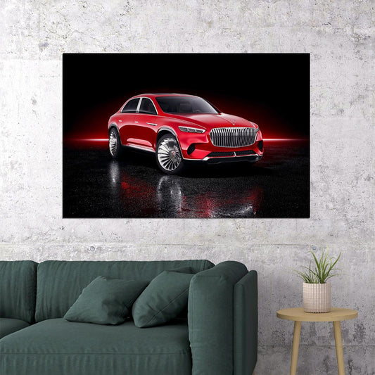 Vision Mercedes Maybach Ultimate Sports Car Poster Wall Art Print Home Wall Decor - xonomax