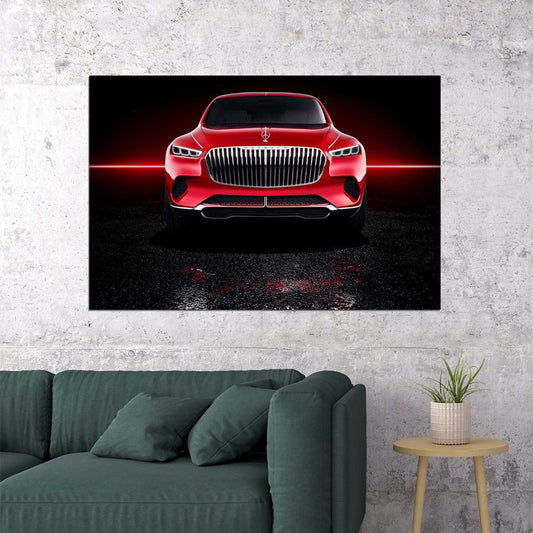 Vision Mercedes Maybach Ultimate Luxury Car Poster Wall Art Print Home Wall Decor - xonomax