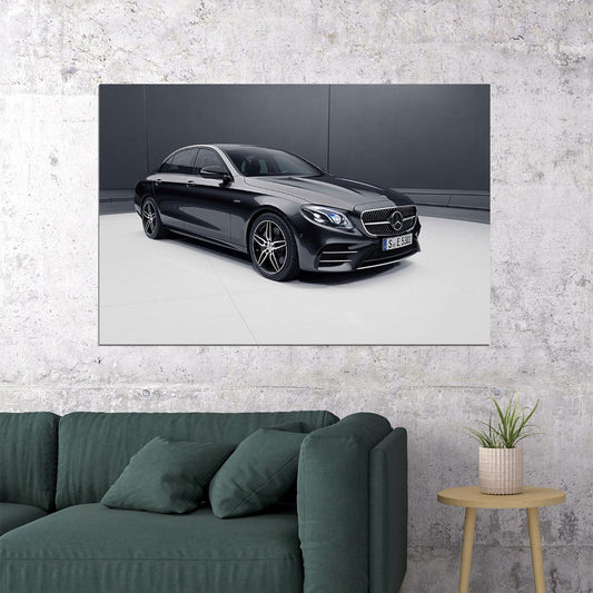 Mercedes Amg E 53 4matic Sports Car Automotive Poster Wall Art Print Home Wall Decor - xonomax