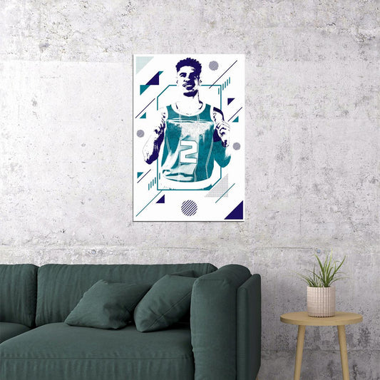 Lamelo Ball Charlotte Basketball Player Poster Wall Art Print Home Wall Decor - xonomax