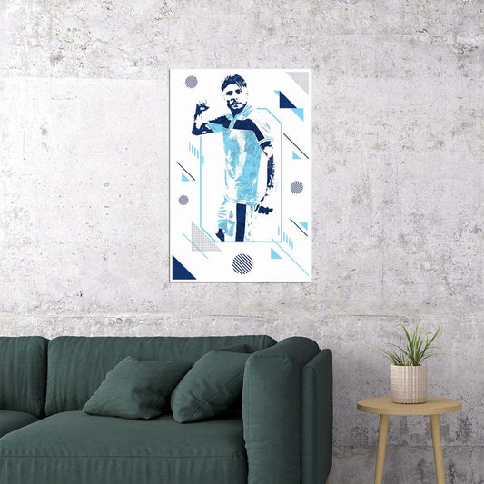 Ciro Immobile Italy National Football Athlete Poster Wall Art Print Home Wall Decor - xonomax