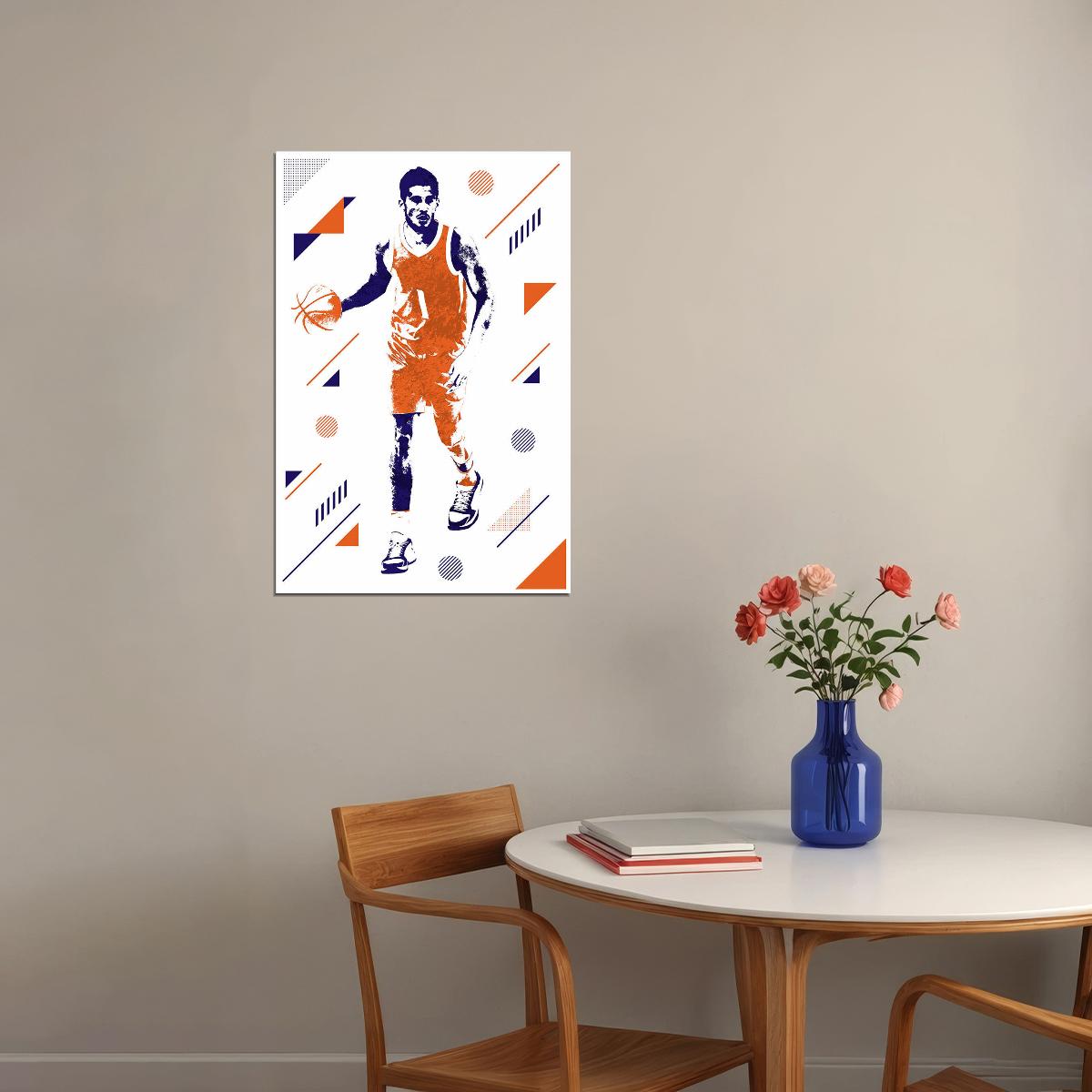 Devin Booker American Basketball Player Poster Wall Art Print Home Wall Decor - xonomax