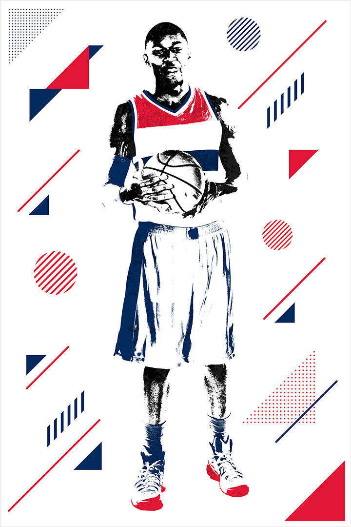 Bradley Beal Washington Basketball Player Poster Wall Art Print Home Wall Decor - xonomax