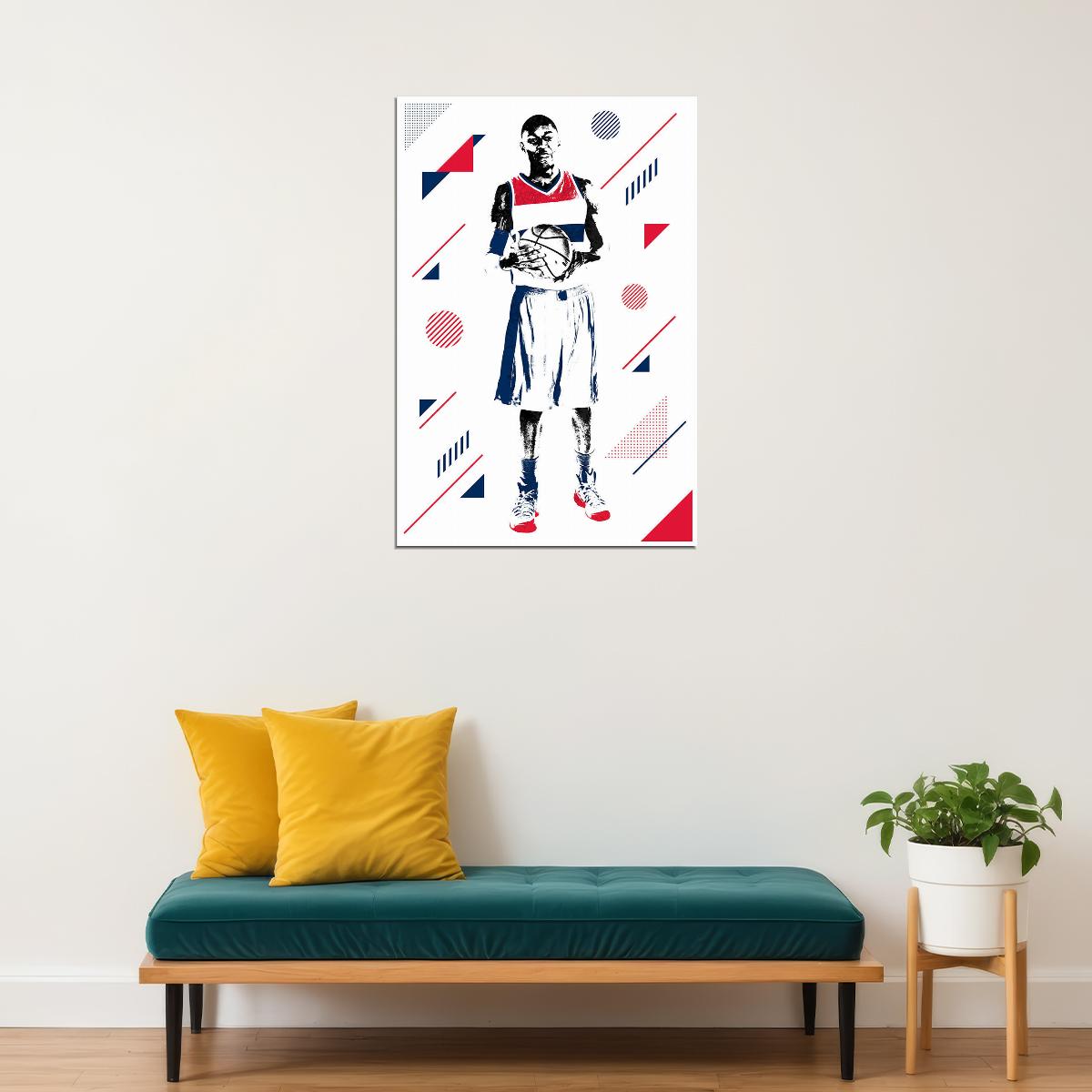 Bradley Beal Washington Basketball Player Poster Wall Art Print Home Wall Decor - xonomax